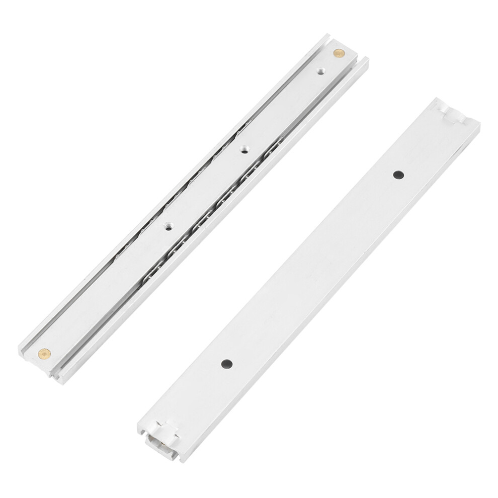 2Pcs Set Mini Aluminum Alloy Smooth Slideway Drawer Cabinet 140Mm 685922090959