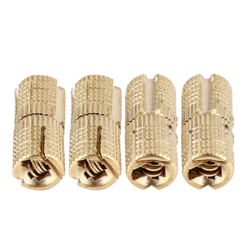 4Pcs Copper Brass Cabinet Hinge 8mm 180 Opening Angle 2