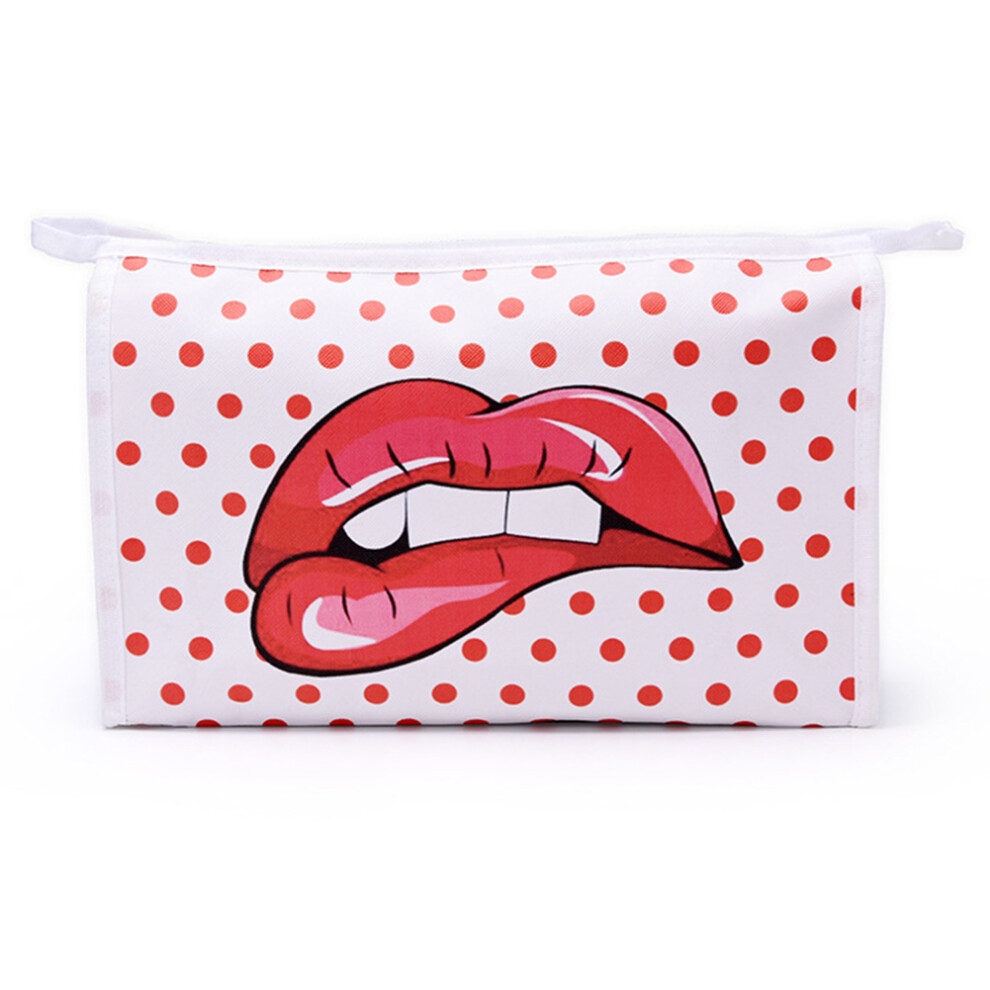 Portable Reusable Makeup Cosmetic Bag for Girls Woman Lip