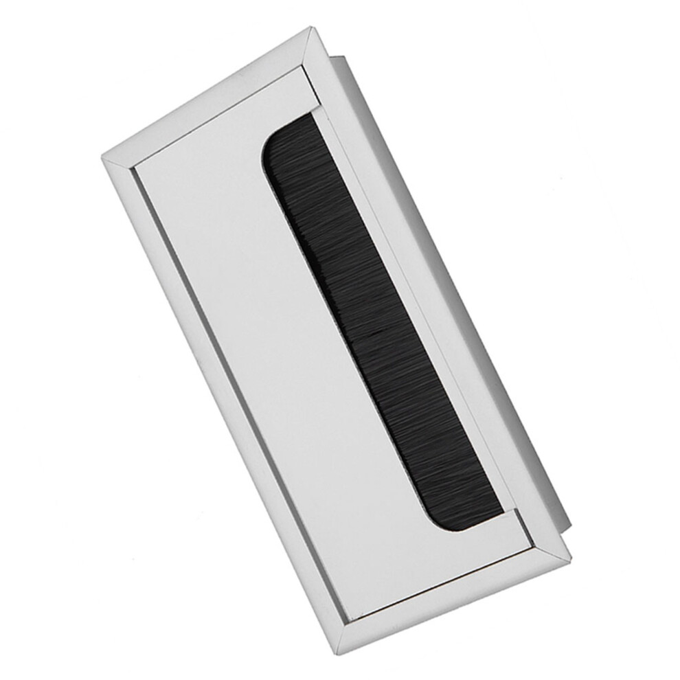 Square Aluminium Cable Tidy Outlet Cover (Medium) 685922092281