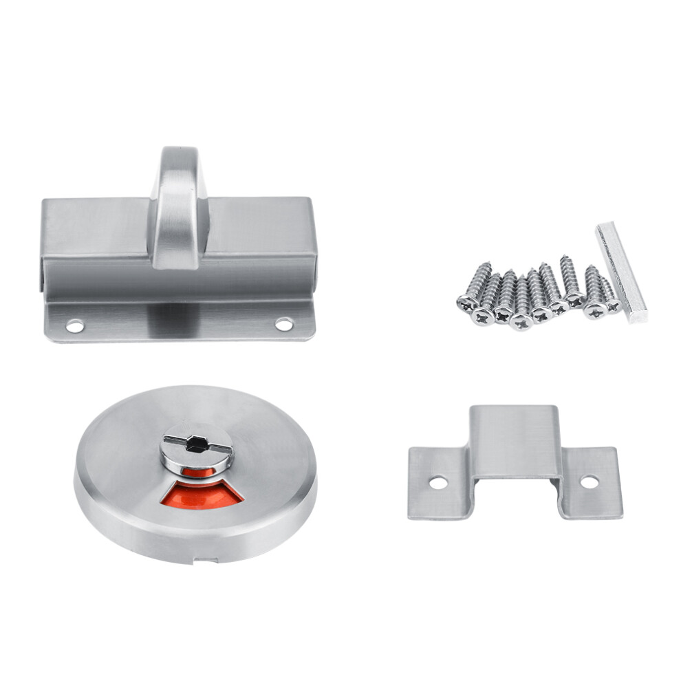 Bathroom Toilet Privacy Bolt Lock Vacant Engaged Indicator 685922097132