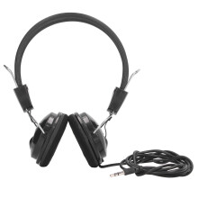 Hi-Fi Metal Detector Headset 32mm Speaker 3.5mm Earphone for Phone Tablet PC
