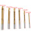 6Pcs HSS Titanium Coated Drill Bits for Wood Aluminum Plastic 4