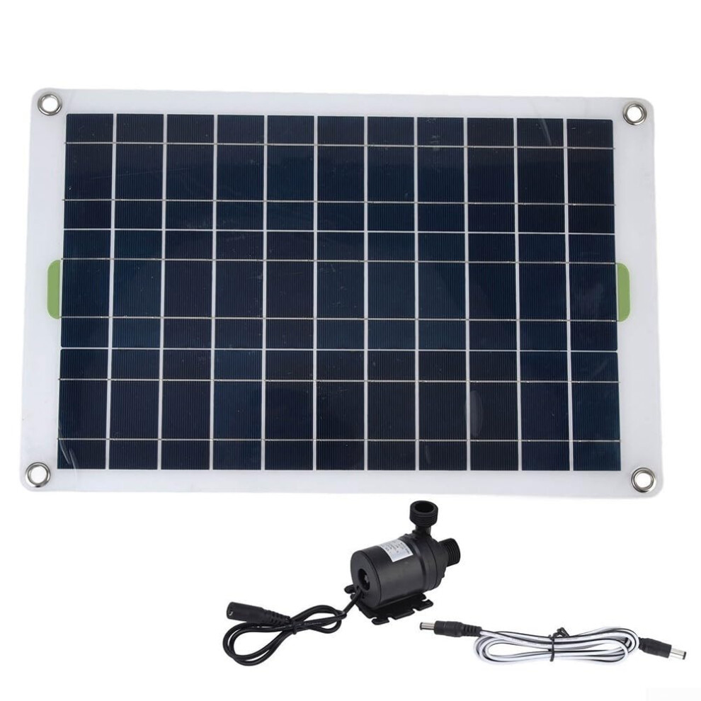 800L/H Dc 12V Brushless Solar Water Pump Kit With 20W Polysilicon Panel For Fish Pond Ultra Quiet Submersible Fountain 9393856210336