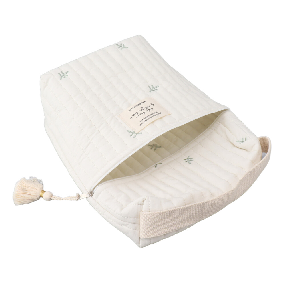 Quilted Cotton Stroller Bag for Diapers Bottles & Accessories
