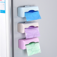 Plastic Bag Holder Garbage Trash Dispenser Kitchen Bathroom Office