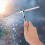 Stainless Steel Window Squeegee Car Windshield Cleaner with Hook 3