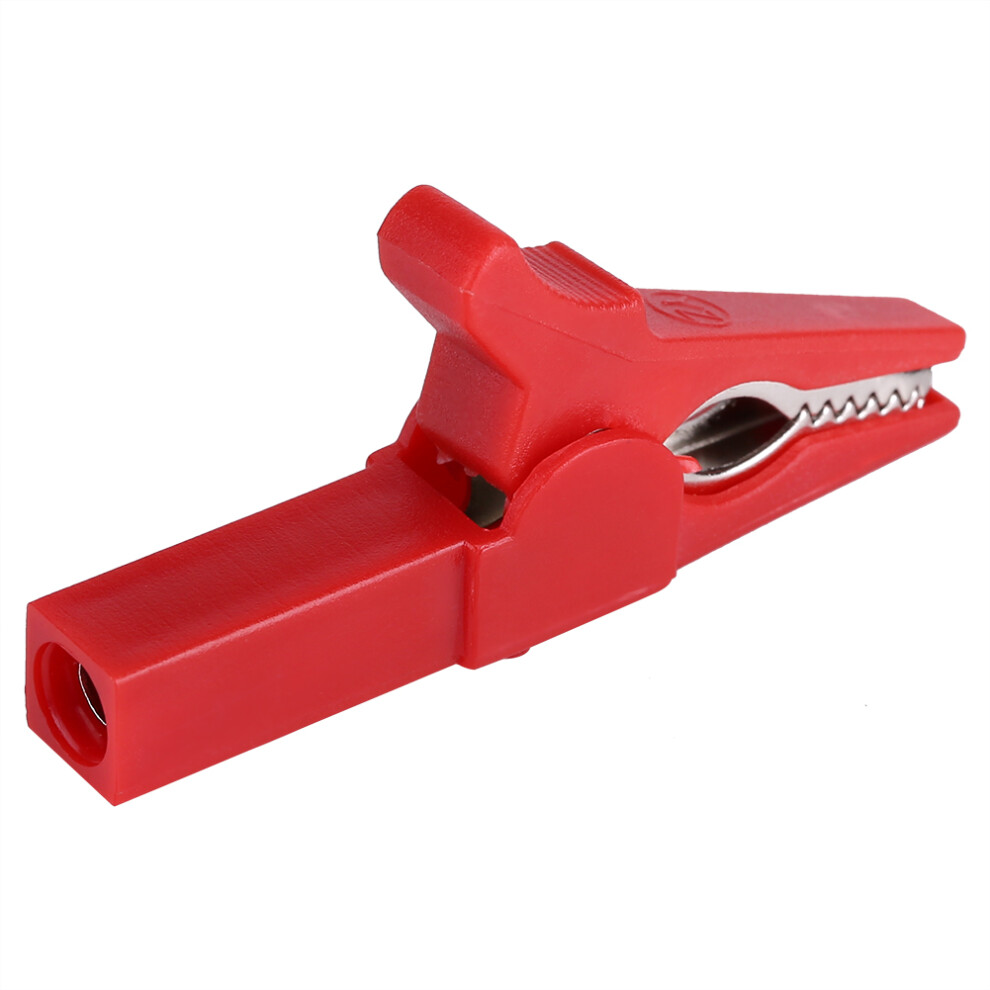 Full Insulated 55Mm Crocodile Clip Battery Cable Wire Clamp (Red) 685922106711