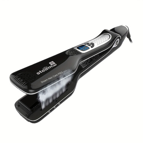 Hair Straightener Brush Ceramic Flat Iron,Black with box
