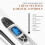 Hair Straightener Brush Ceramic Flat Iron,Black with box 4