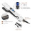 Hair Straightener Brush Ceramic Flat Iron,Black with box 5