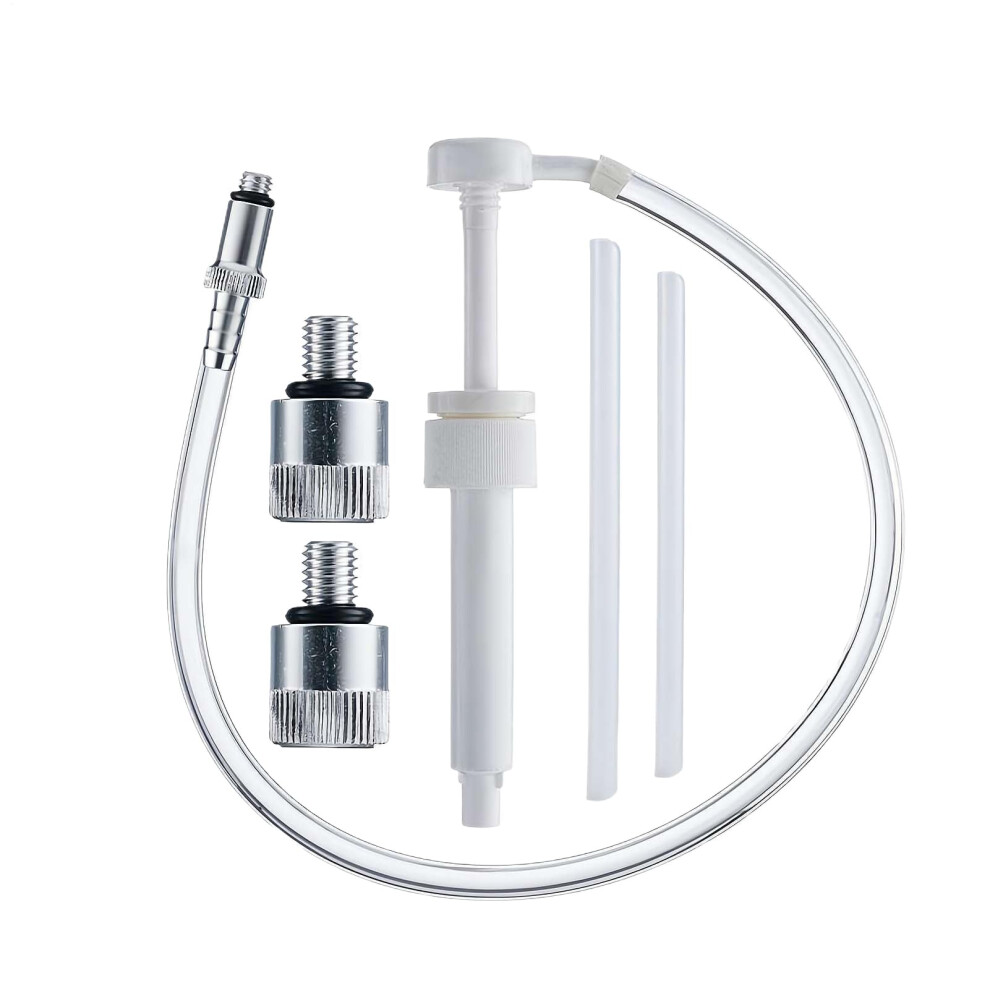 Gear Oil Transfer Pump 3/8-Inch Portable Gear Extractor Leakproof Transmission Dispenser For Metal Swivel Quart Bottles 9393856210916