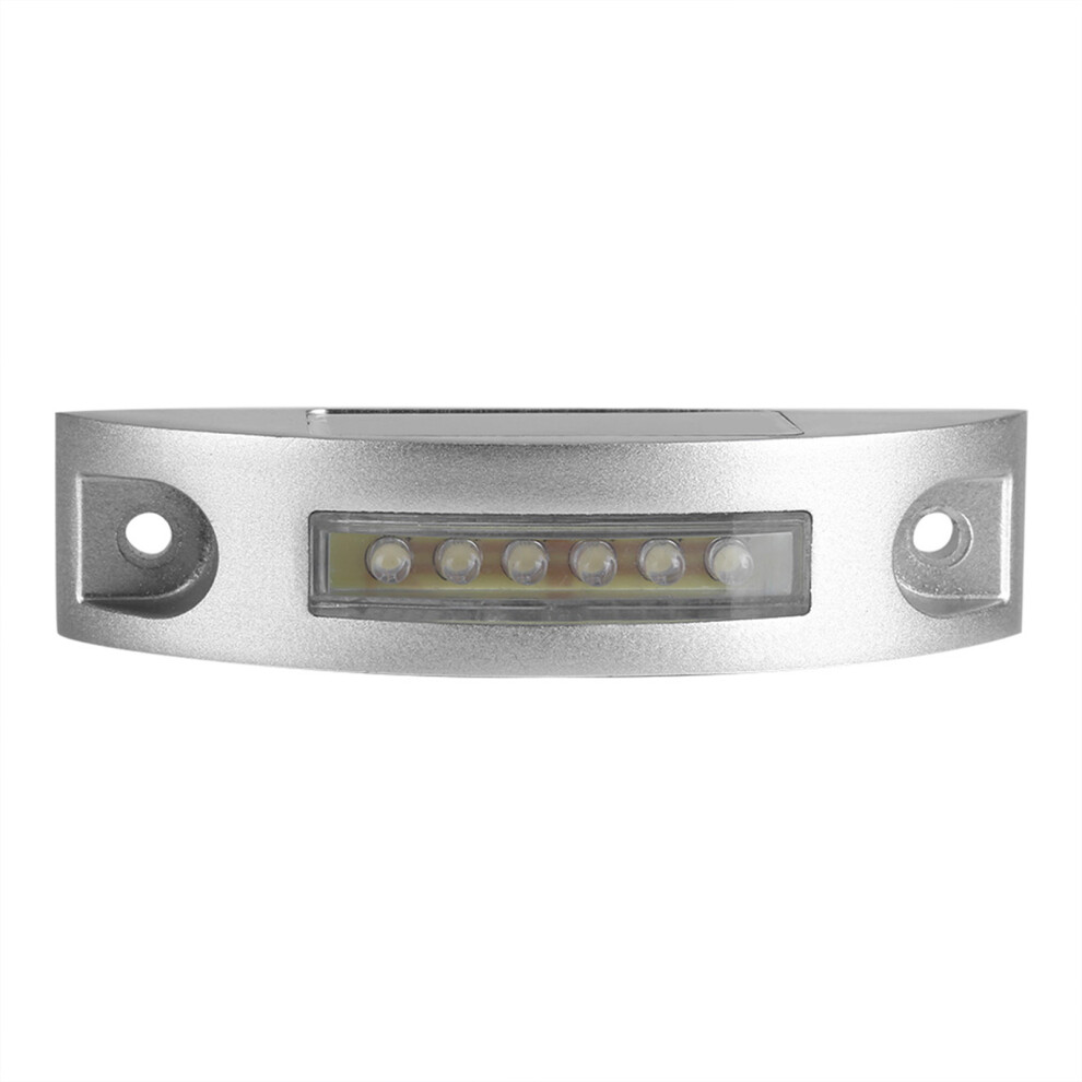 Casting Aluminum Solar 6 Led Waterproof Pathway Light Red 685922112019