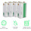 Li-ion Battery 9V High Capacity 5500mAh USB Rechargeable Battery Pack With USB Cable 4-Pack 2