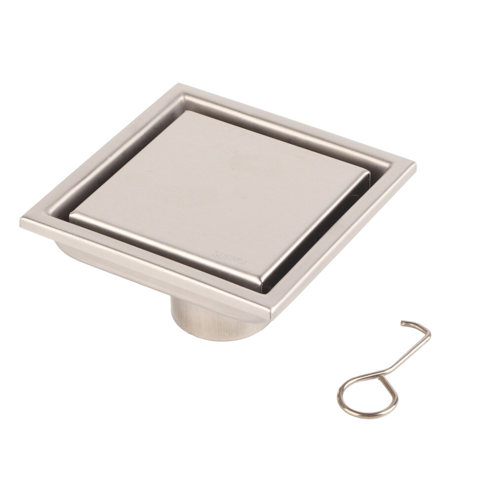 Stainless Steel Square Bathroom Floor Drain Shower Drainer 685922112897