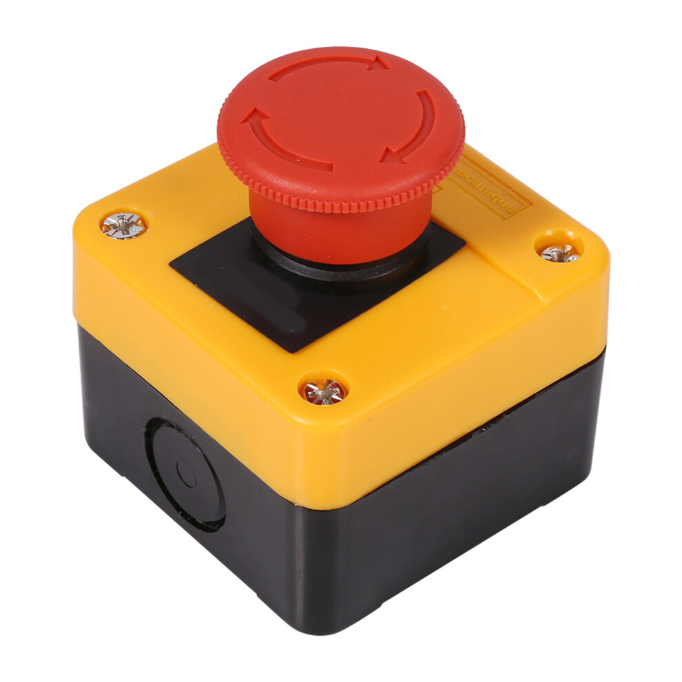 660V 10A Plastic Red Emergency Stop Mushroom Button Switch 685922119148