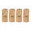 4pcs Copper Cabinet Door Concealed Barrel Hinge 10mm 1
