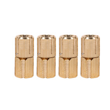 4pcs Copper Concealed Barrel Hinge 14mm
