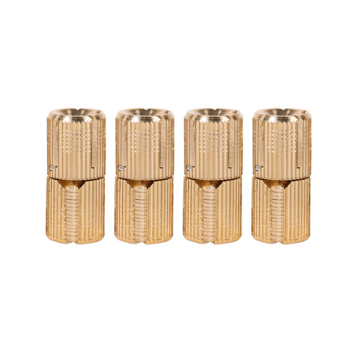 4pcs Copper Concealed Barrel Hinge 14mm