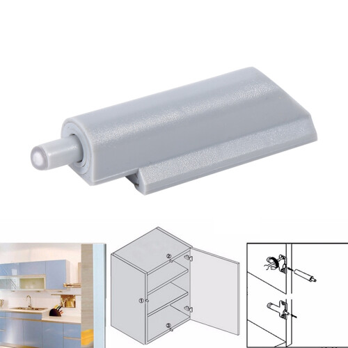 10pcs ABS Cabinet Drawer Hinge Push to Open Damper Plastic Tip 2