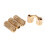 4pcs Copper Cabinet Door Concealed Barrel Hinge 10mm 3
