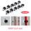 10PCS Kitchen Mop Broom Wall Holder Organizer 2