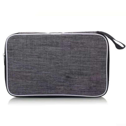 Rectangle Paddles Case Table Tennis Racket Bag Grey Paddle Case