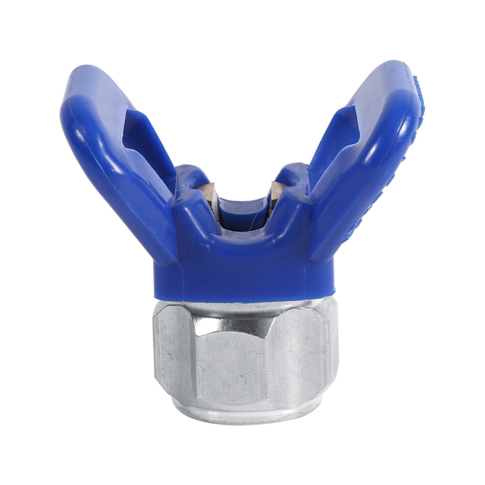 Airless Paint Spray Sprayer Gun Tip Guard Nozzle Seat Universal Blue 685922127976