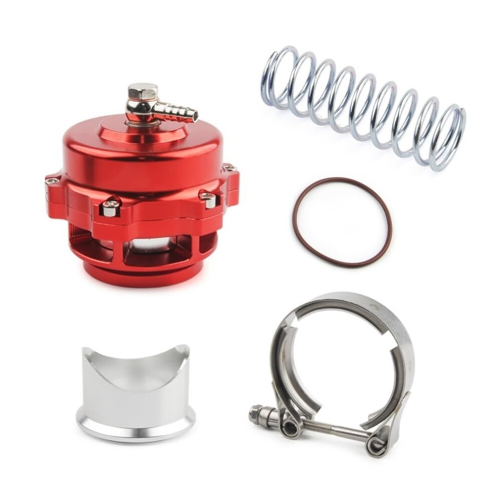 Blow Off Valve 50Mm Cnc Bov With V-Band Flange No Logo For Car Engine Exhaust Red 9016109303561
