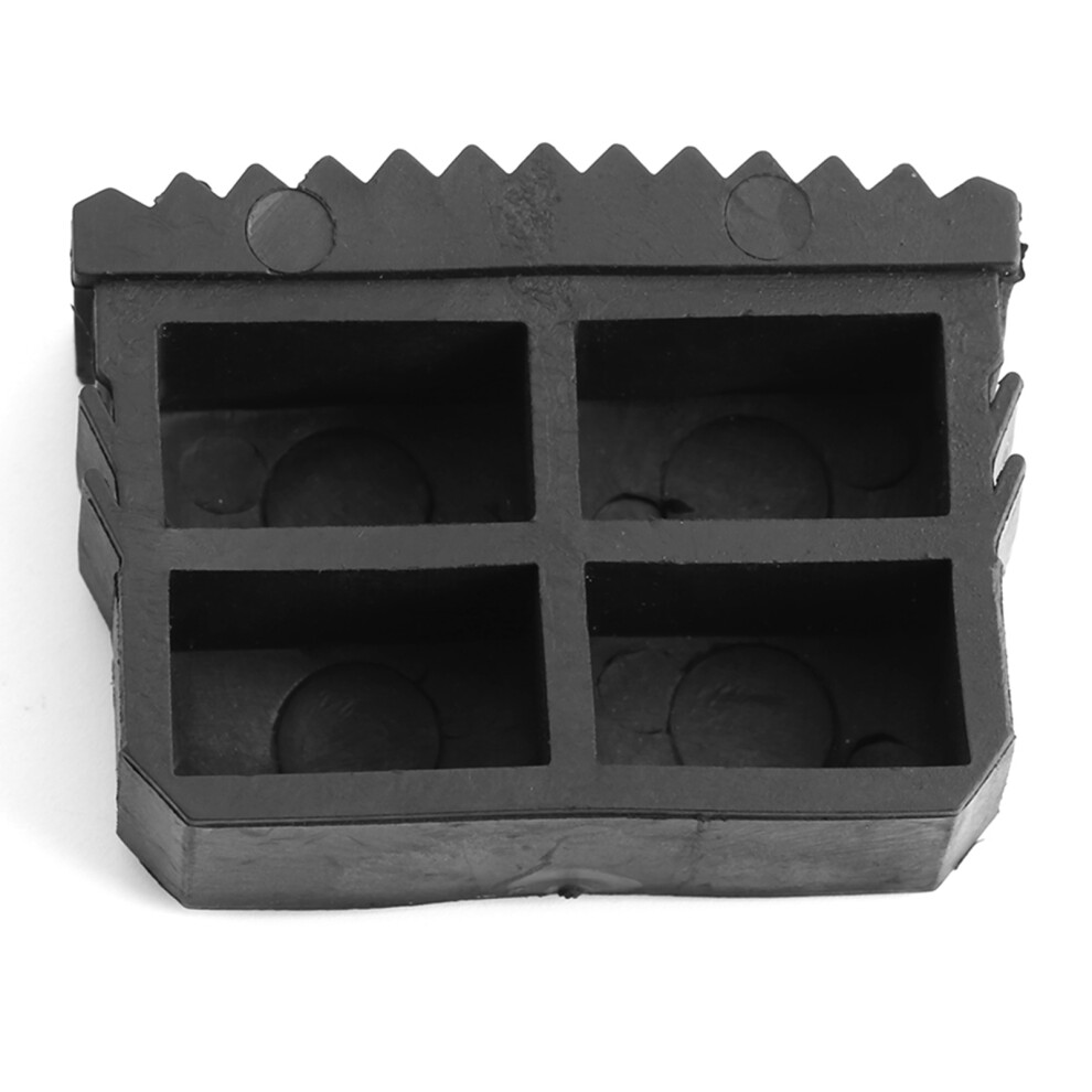 2Pcs Rubber Non Slip Ladder Feet Cushion Black 685922131744