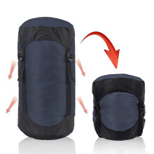40D Nylon Compression Stuff Sack For Camping And Backpacking, Ultralight Storage Bag For Sleeping Bags And Clothes, XL