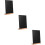 3 Sets Standing Chalkboard Multi-Functional Display Sign 11