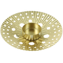 Unique Iron Round Hollow Tea Light Candle Holder Table Decor