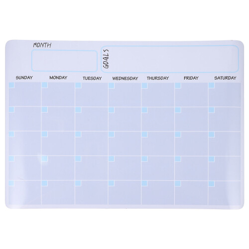 2Pcs Erasable Monthly Schedule Board Magnetic Planner Fridge Calendar