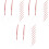 30 Pcs Blank Acrylic Ornament For Christmas Hanging Clear Pendant 5