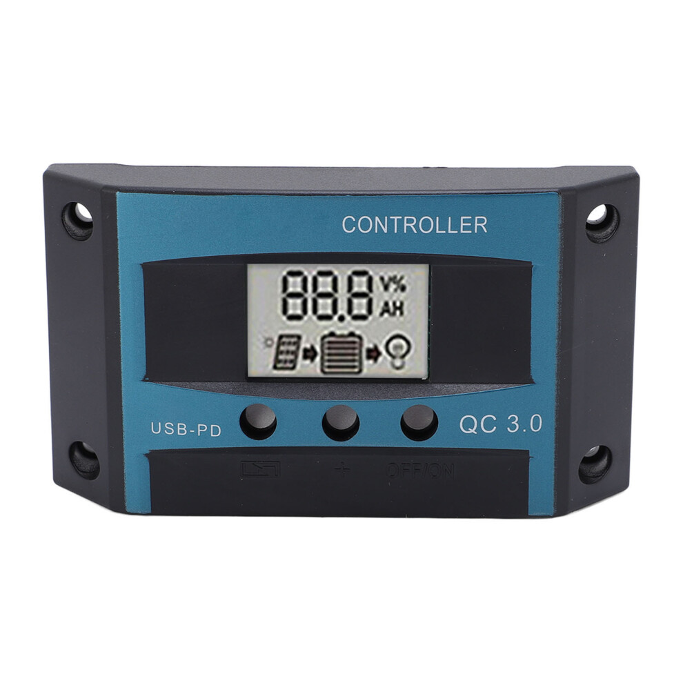(80A) Mppt Solar Charge Controller 12V 24V 50A With Dual Usb 685922143211