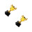 2Pcs 13Cm Mini Award Trophy With Black Base For Kids Party 3