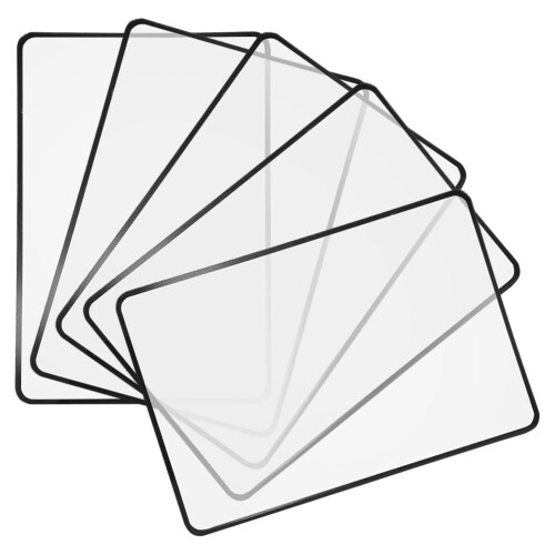 25 Pcs Full Page Magnifying Sheet For Reading Ultra-Thin PVC 2