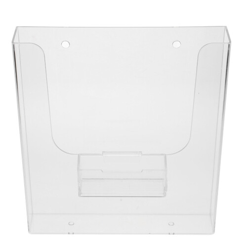 Clear Acrylic Wall Mount Document Rack for Office and Home Use