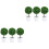 6 Pcs Artificial Cherry Ball Bonsai Imitation Green Plant 4