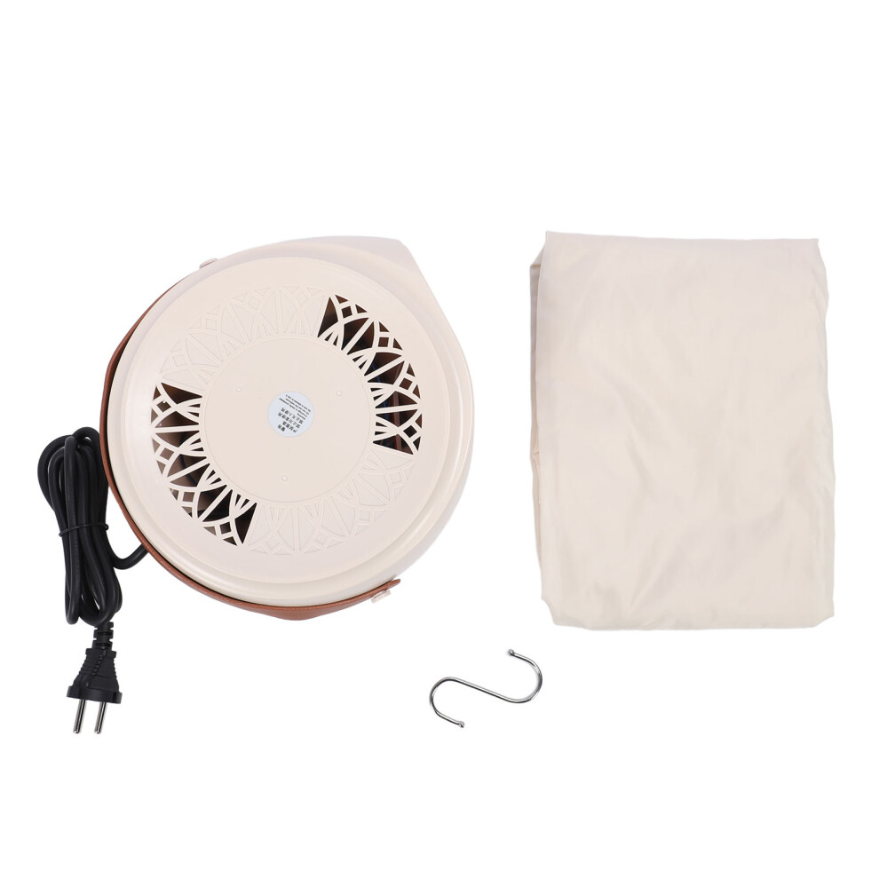(Eu Plug 220V) Portable Clothes Dryer 500W Digital Timer Compact For Travel 685922144829