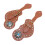Spur Straps Set of 2 Adjustable Western Rodeo Accessory Brown 2