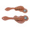 Spur Straps Set of 2 Adjustable Western Rodeo Accessory Brown 5