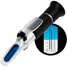 Vesikone Bierwortrefractometer, soortelijke massarefractometer met ATC