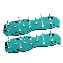 Lawn Aerator Shoes Soil Yard Spike Tool with Adjustable Laces