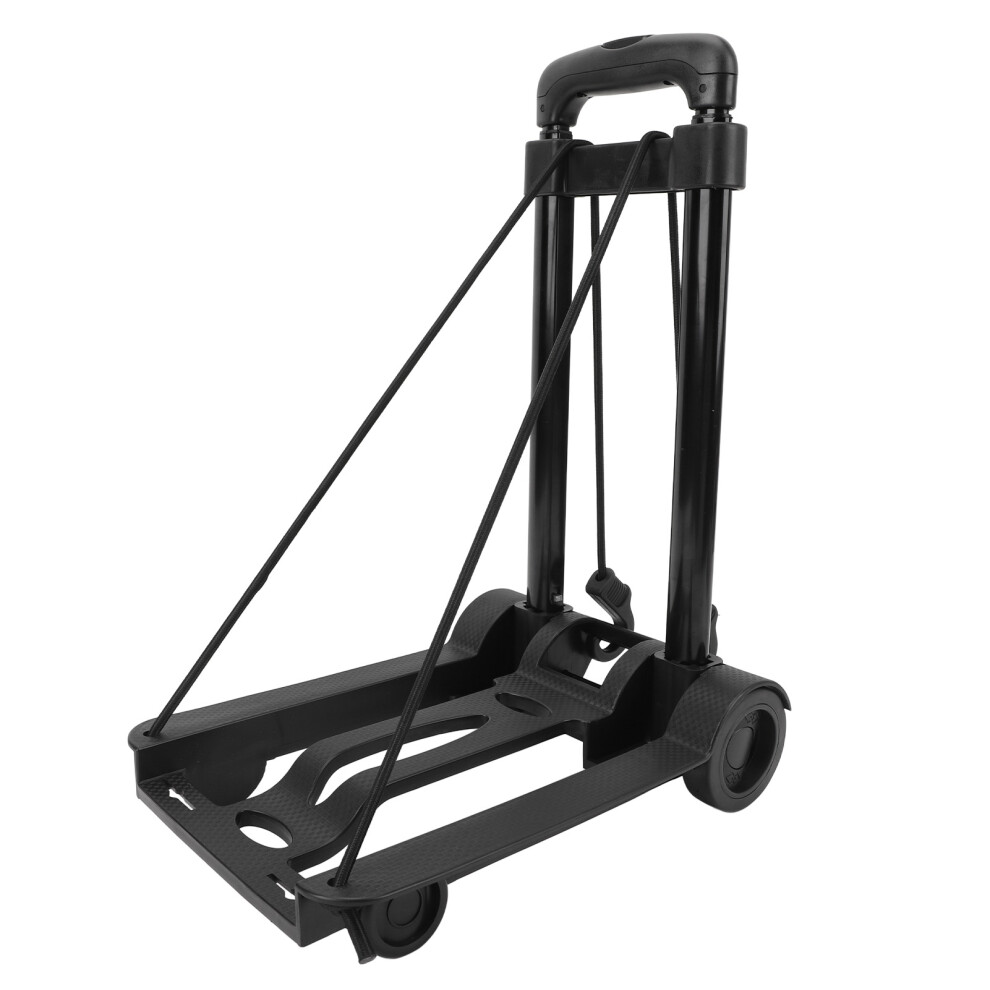 Folding Hand Truck Dolly Portable Lightweight 2-Wheel Luggage Trolley 685922153548