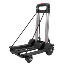 Folding Hand Truck Aluminum Alloy 4 Wheels 40kg Load Dolly