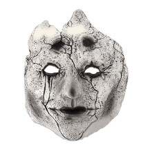 Cosplay Half Face Latex Scary Headgear Party Game Costume