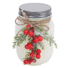 Handmade Glass Jar Candle 18oz Soy Wax Xmas Decor Present