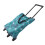 Retractable Handle Blue Daisy High Load ABS Waterproof Cart Wheels 2